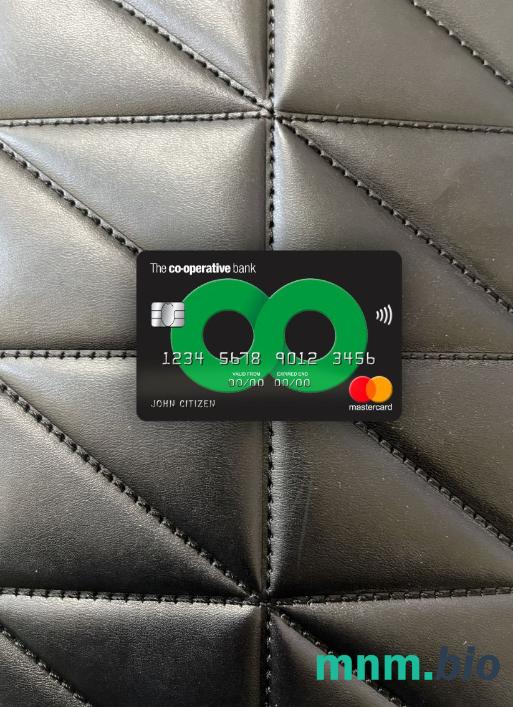 United Kingdom The co-operative bank wygląd zdjęcia mastercard skan PSD + zdjęcie